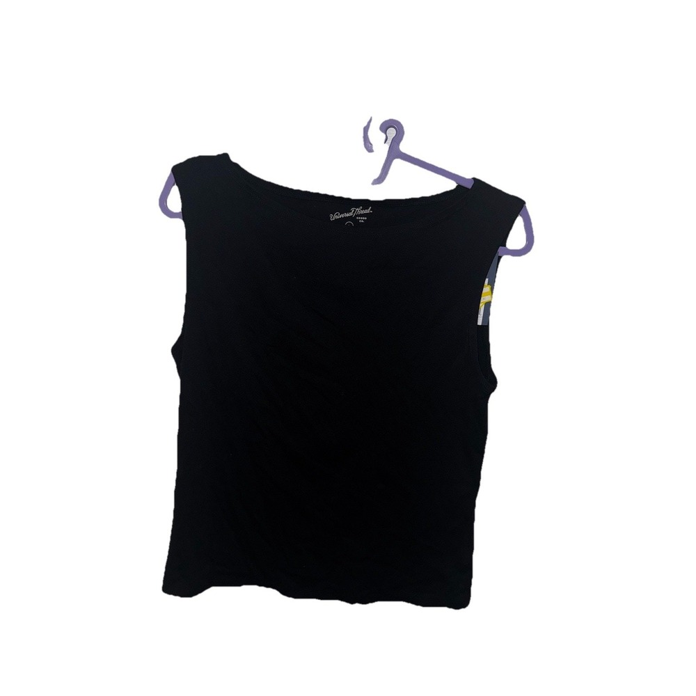 Universal Thread Women's Black Sleeveless Tank Top Size L Casual Basic Shirt